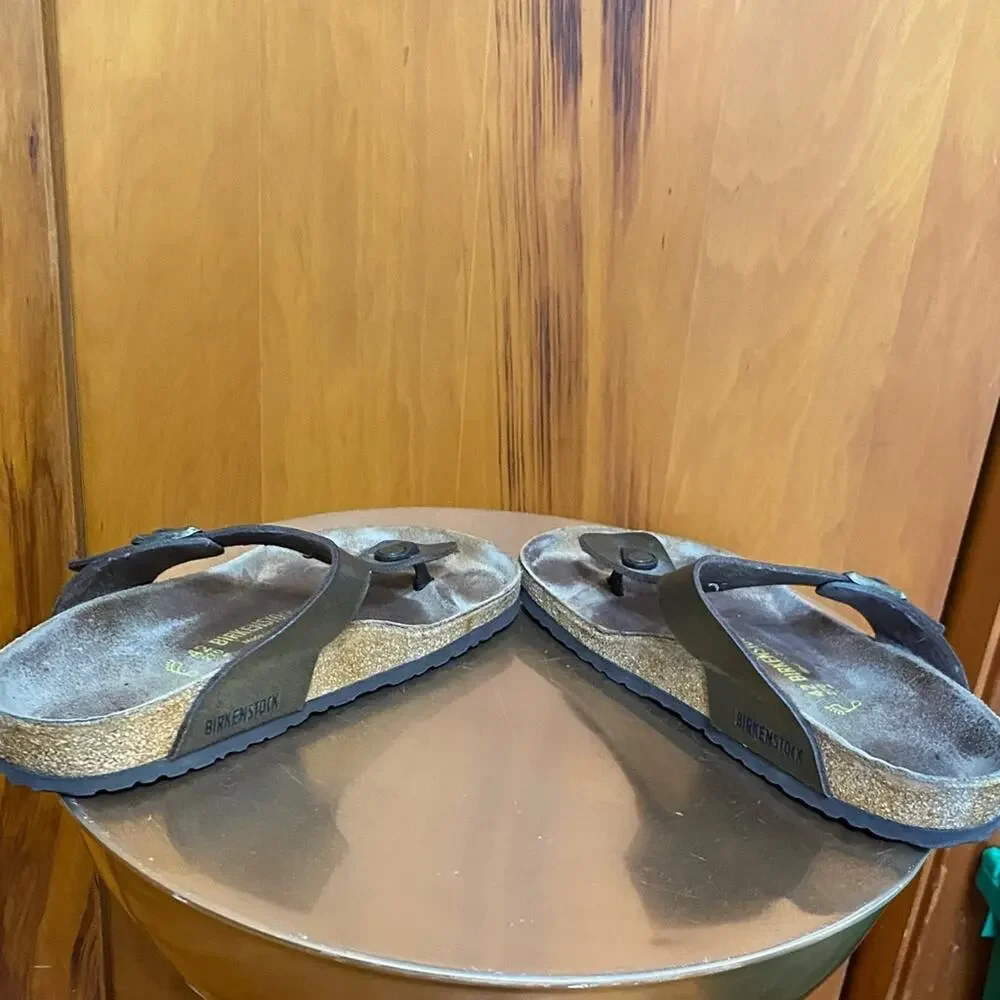 Birkenstock Bronze Leather Sandals Classic 42 270 Excellent condition! Boho Cali